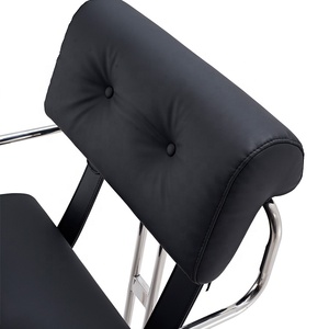 Nordic in pelle Business Reception negoziazione sedia per il tempo libero in acciaio inox poltrona per bar ristorante <span class=keywords><strong>ufficio</strong></span> - Product Image 6