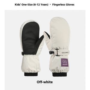 Automne hiver enfants gants de Ski résistant à l'eau cyclisme <span class=keywords><strong>snowboard</strong></span> antidérapant épaissi chaud gants pour garçons filles en Polyester - Product Image 6