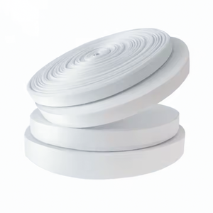 Fabrik Großhandel Polyester Weiß <span class=keywords><strong>Lanyard</strong></span> Stoff Band Plain White Bulk Sublimation Lan yards - Product Image 2