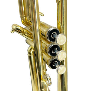<span class=keywords><strong>Trompeta</strong></span> Profesional de Latón con Llaves Bb, Marca Boult, Precio Económico, Acabado en Laca Dorada, OEM, en Venta - Product Image 4