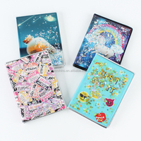 Cahier de couverture liquide de nouveau design, cahier liquide pour cadeau