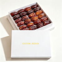 Boîte Cadeau Personnalisée de Biscuits et Noix Premium 2 Pièces, Emballage Alimentaire en Carton Qualité Alimentaire pour Chocolats, Dattes et Desserts du Ramadan