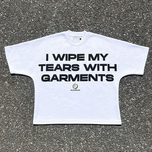 Camiseta Corta de Manga Corta Extra Grande para Hombre, Estampada Personalizada, 100% Algodón, Corte Cuadrado, Estilo Casual, Patrón de Alta Calidad, Transpirable - Product Image 2