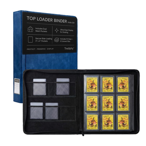 Custom Toploader <strong>Binder</strong> Custom 4 9 12 Pocket for 3x4 Toploader Trading Card <strong>Binder</strong> 288 <strong>Pokemoned</strong> 9 Pockets Top Loader <strong>Binders</strong> - Product Image 6