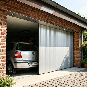 <span class=keywords><strong>Porte</strong></span> <span class=keywords><strong>de</strong></span> <span class=keywords><strong>garage</strong></span> électrique coulissante latérale en alliage <span class=keywords><strong>d</strong></span>'aluminium sur mesure <span class=keywords><strong>avec</strong></span> panneaux finis pour usage résidentiel et commercial - Product Image 5