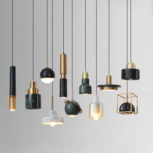 Nordique Chambre Cuisine Salle À Manger Lustre Suspendu Droplight Moderne Marbre Pendentif <span class=keywords><strong>Lumière</strong></span> - Product Image 4