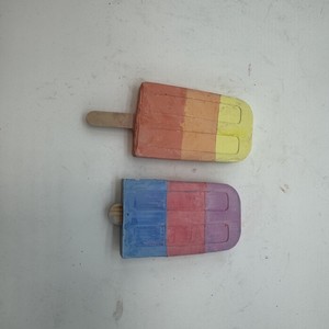 <span class=keywords><strong>Craie</strong></span> <span class=keywords><strong>blanche</strong></span> de rue grand format, forme audacieuse, tricolore, facile à nettoyer, sans poussière, pour trottoir, effet glace à l'eau - Product Image 4