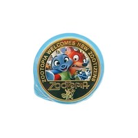 Pièce de monnaie et médaillon commémoratifs Anime Zootopia, artisanat en fer, objet de collection, petit cadeau pour enfants avec impression en relief