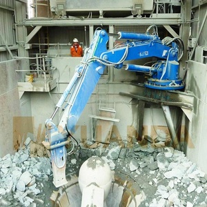 Manipulateur de grue hydraulique sur piédestal, brise-roche, équipement de brisage de roche stationnaire - Product Image 2
