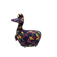 Fauteuil d'appoint minimaliste populaire et ludique, en tissu multicolore, pour salon, chambre ou hôtel