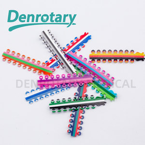 Multiuso per l'igiene orale ortodontica elastici ortodontici O anelli ortodontici legatura lega catena di potenza - Product Image 1