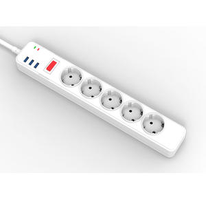 Produttore vendite dirette personalizzate all'ingrosso Standard europeo ad alta potenza striscia presa di protezione contro il fulmine 16A corrente nominale - Product Image 1