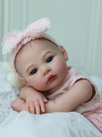 Poupée Reborn réaliste de 19 pouces en vinyle souple, jouet pour enfants, cadeau, vente en gros, personnalisable