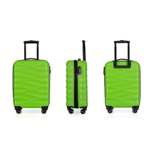 ABS PC-Reisetasche-Trolley-Tasche tragegepäck-Sets 3-teilig mit Rädern und Tsa-Schluss