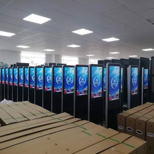 Muestra gratis 55 "Soporte de suelo interior Wifi Lcd Ir Señalización digital interactiva y pantallas Reproductor de publicidad Pantalla de visualización de quiosco - Product Image 6