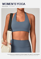 CNSHELL Soutien-gorge de yoga basique à col carré, sans manches, dos nu, avec soutien-gorge intégré, haute performance, pour le sport et les activités physiques - Fabricant