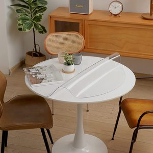 Nappes rondes en PVC <span class=keywords><strong>transparent</strong></span> imperméable à l'eau <span class=keywords><strong>transparent</strong></span> résistant à l'huile protecteur de <span class=keywords><strong>table</strong></span> rond tapis de <span class=keywords><strong>table</strong></span> anti-chaud couverture de <span class=keywords><strong>table</strong></span> essuyable - Product Image 1