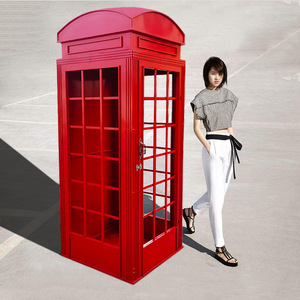 Cabina telefonica di qualità staccabile per fiere dei fiori cabina telefonica Golden Book Audio per matrimonio cabine telefoniche in piedi - Product Image 4