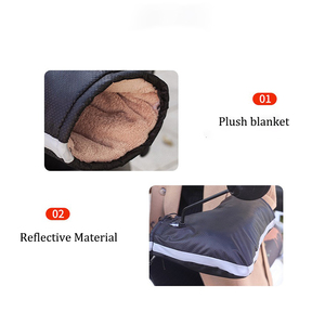 Cubierta de manillar de invierno <span class=keywords><strong>Manoplas</strong></span> de manillar cálidas Manillar de Ciclismo de coche Manillar a prueba de viento <span class=keywords><strong>para</strong></span> motocicleta - Product Image 4