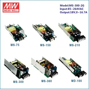 Mean Well led singolo modulo di uscita MS-300-2G 300W 18v di alimentazione con funzione parallela