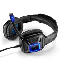 Honcamwired Nouveau design élégant de haute qualité avec logo personnalisé pour téléphone portable LED Rgb Gaming Head Set Gamer Headphone pour Ps4 Ps5 Xbox
