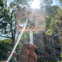 Benutzer definierte K-Pop Korea Event Picket Collection Gedruckte Kunststoff Hand Fan Anime Figur Acryl Standee Made Crystal Kpop Merchandise