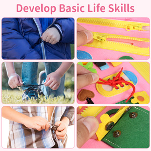 Planche d'activités en <span class=keywords><strong>feutre</strong></span> portable et écologique OEM 2026, personnalisable, pour enfants et tout-petits - Product Image 4