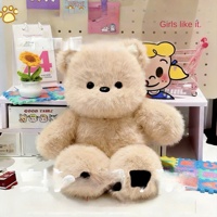Ours en peluche enregistrable et parlant, contrôlable par application, avec fonction de chat IA et de confession, cadeau mignon pour filles, poupée-coussin à câliner, vente en gros
