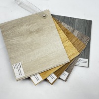 Suelo de vinilo LVT de buena calidad, baldosas autoadhesivas de PVC con aspecto de madera para interiores, diseño moderno, parte trasera seca/palo