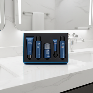 Kit de soins de la <span class=keywords><strong>peau</strong></span> pour hommes en gros d'usine, produits de soins du <span class=keywords><strong>visage</strong></span>, huile nettoyante, contrôle du sébum, raffermissant, ensemble de soins de la <span class=keywords><strong>peau</strong></span> du <span class=keywords><strong>visage</strong></span> pour une utilisation de jour et de nuit - Product Image 3