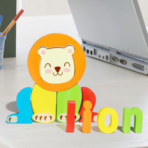 <span class=keywords><strong>Puzzle</strong></span> <span class=keywords><strong>3D</strong></span> en bois, jouet éducatif Montessori pour enfants, aide pédagogique, nouvelle collection - Product Image 4