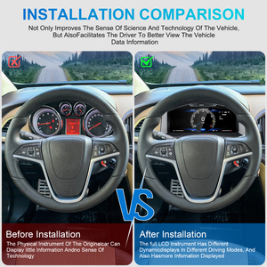 หน้าปัดดิจิตอล LCD สำหรับรถยนต์ Navihua ดีไซน์ใหม่ ระบบ Linux พร้อมมาตรวัดระยะทางแบบ Ghost Mileage สำหรับ Opel Astra ปี 2004-2010 - Product Image 4