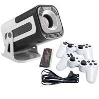 Projecteur de Jeu JS320 Android 13 pour la Maison, Mur Vidéo 4K à Courte Focale, Consoles de Jeu Rétro Authentiques, Boîtier de Jeu Intelligent avec Projecteur
