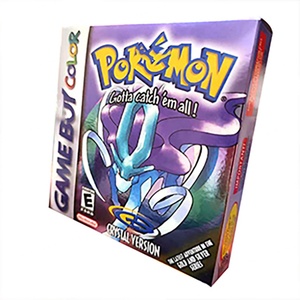 7 Colors New Design <b>Top</b> Quality <b>Crystal</b> Version Holographic Metallic Foil Finish Game Box for Gbc - Product Image 1