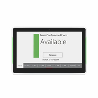 Peraga dinding Tablet Android layar sentuh, daya Poe sekitar lampu Led ruang rapat Tablet Pc sistem pemesanan