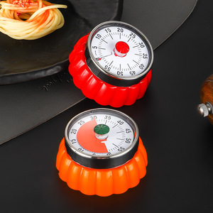 Minuteur de cuisine magnétique transfrontalier en forme de citrouille, gestion visuelle du temps pour étudiants avec alarme silencieuse, en matériau ABS - Product Image 5