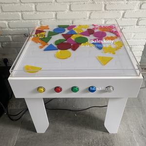 Equipo de Entrenamiento Sensorial para Niños, Juguete Sensorial Luminoso, Tablero de Clavijas Brillante con Clavijas Acrílicas de Colores para el Aprendizaje del Autismo - Product Image 3