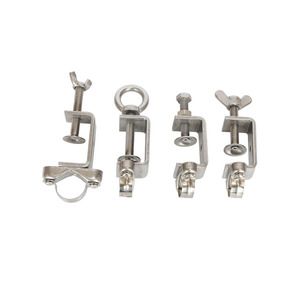 Abrazaderas para Tubos de Acero Inoxidable 304 Yuanjing, Soportes de Montaje para Vigas en I con Tornillos - Product Image 2
