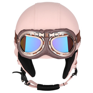 <span class=keywords><strong>Casco</strong></span> <span class=keywords><strong>Moto</strong></span> Mezzo Viso per <span class=keywords><strong>Uomo</strong></span> e Donna, Quattro Stagioni, in Pelle Personalizzabile, Produzione OEM - Product Image 2