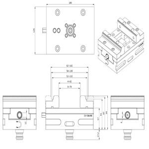 Precision Bench Vise Manual Alloy Steel CNC Machining Parts with Convenient Operation - Product Image 5