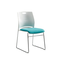 Chaise de formation empilable en PP épaissi, style moderne et minimaliste, pour étudiants, conférences et bureaux
