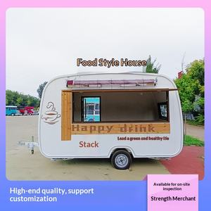 Chariot mobile multifonctionnel d'usine, chariot d'exposition mobile à quatre roues, chariot économique pour marché nocturne, chariot de restauration - Product Image 3