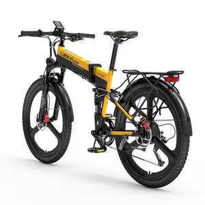 จักรยานพับได้ Lankeleisi XT750 Sport 250W 9 สปีด จักรยานเสือภูเขาไฟฟ้าแบบเต็มระบบกันสะเทือน E-MTB ขนาด 26 นิ้ว XT750 E-Bike XT750 - Product Image 3