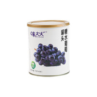 Briljante Kwaliteit 0.85Kg Zoete Ingeblikte Druivenfruit Voor Bubbelthee En Andere Voedings-En Dranktoepassingen