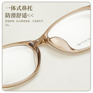 Gafas de Lectura Ligeras para Mujer Danyang, Montura Ovalada de Aleación TR90 8094, Lentes de Resina, Estilo Natural - Product Image 5
