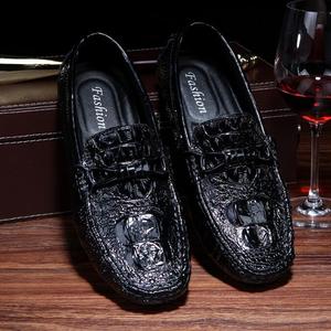 Nuove scarpe da uomo personalizzabili in pelle primavera mocassini di buona qualità con motivo a coccodrillo scarpe alla moda da uomo di grandi dimensioni - Product Image 5