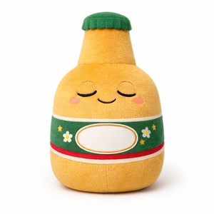 Peluche Personalizzato a Forma di Bottiglia di Birra, Divertente Mascotte Morbida per Promozioni Bar, Regali per Feste e Marketing del Marchio - Product Image 3