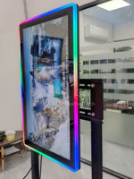 LED Edge Light Full HD 1080P 10 Points Capacitive Multitouch Cheap Commercial True Flat Touch Screen Monitor 21.5 Inch