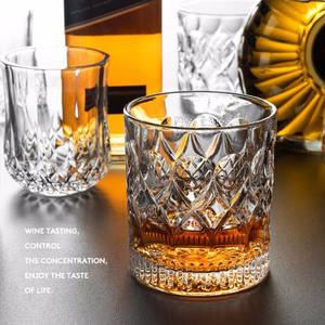 High-End Embossed Whiskey <strong>Glass</strong> <strong>Cup</strong> for Home Use Elegant Bar KTV Wine <strong>Glass</strong> for Classical Spirits &amp; Liquor High Value Drinkware - Product Image 3