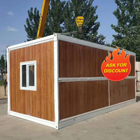 Maison moderne portable préfabriquée mobile Maison et bureau Maison en conteneur pliable personnalisable pour le logement des travailleurs en plein air